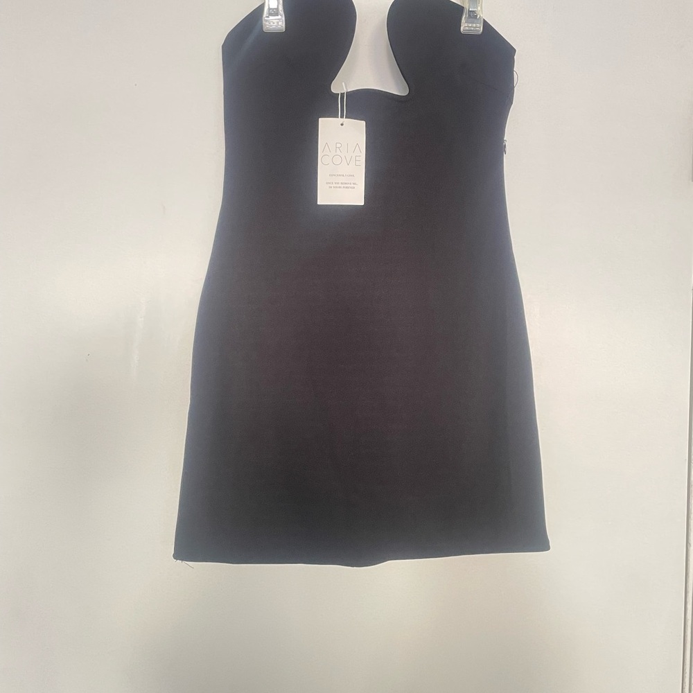 ARIA COVE Black Strapless Sweetheart Mini Bodycon Dress NWT Size US 6 - Picture 8 of 8